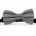 Papion personalizat, inspiratie tematic traditional, model alb-negru
